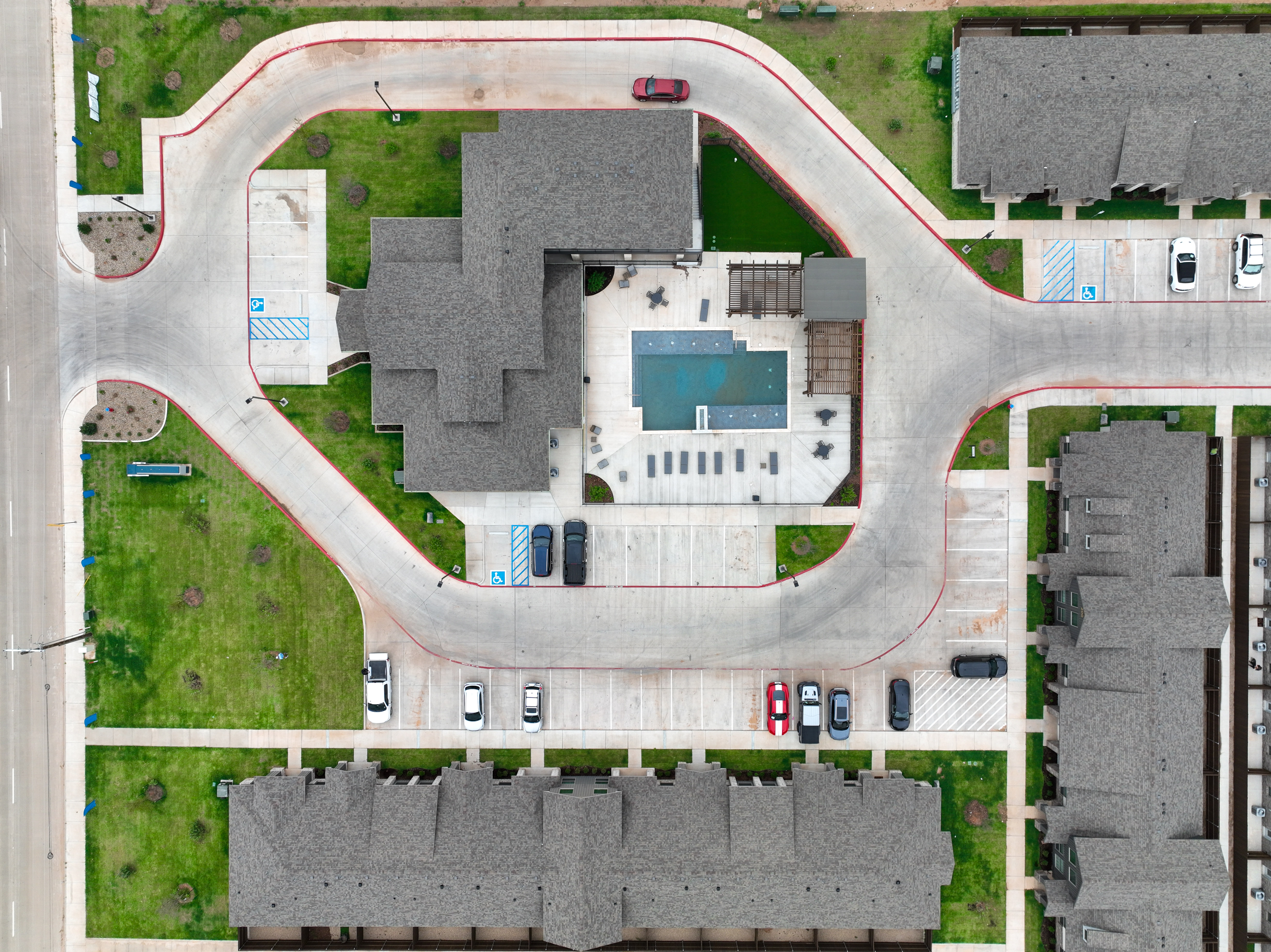 Commercial property aerial Lubbock